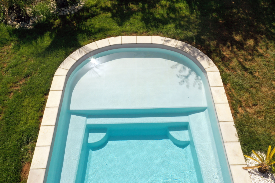 La Piscine Vendeenne Vente De Spa Abri Piscine Long Island 8.5 Grise LI1 23