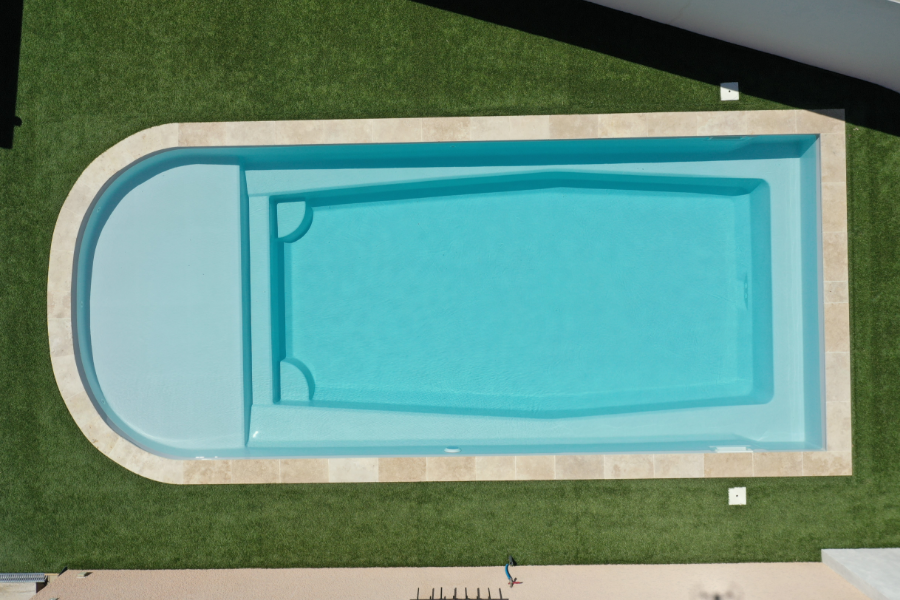 La Piscine Vendeenne Vente De Spa Abri Piscine Long Island 9.5 Grise LI2 12