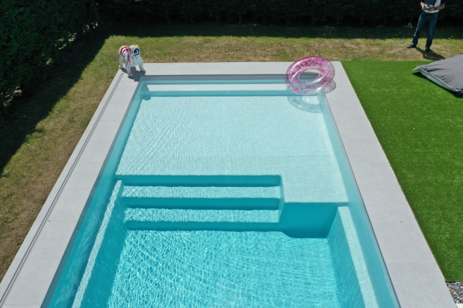 La Piscine Vendeenne Vente De Spa Abri Piscine Sherry Lounge Beach XL Grise Abri SLB1 11