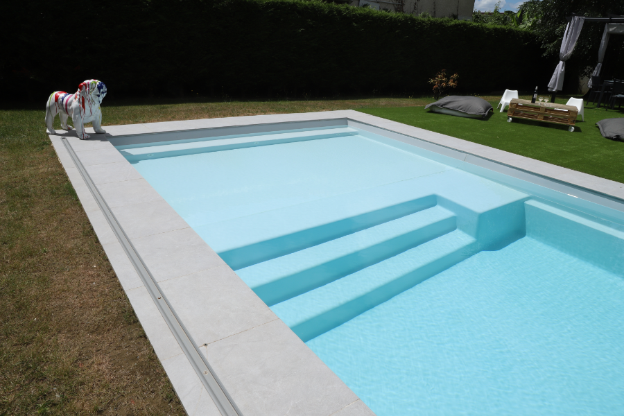 La Piscine Vendeenne Vente De Spa Abri Piscine Sherry Lounge Beach XL Grise Abri SLB1 3