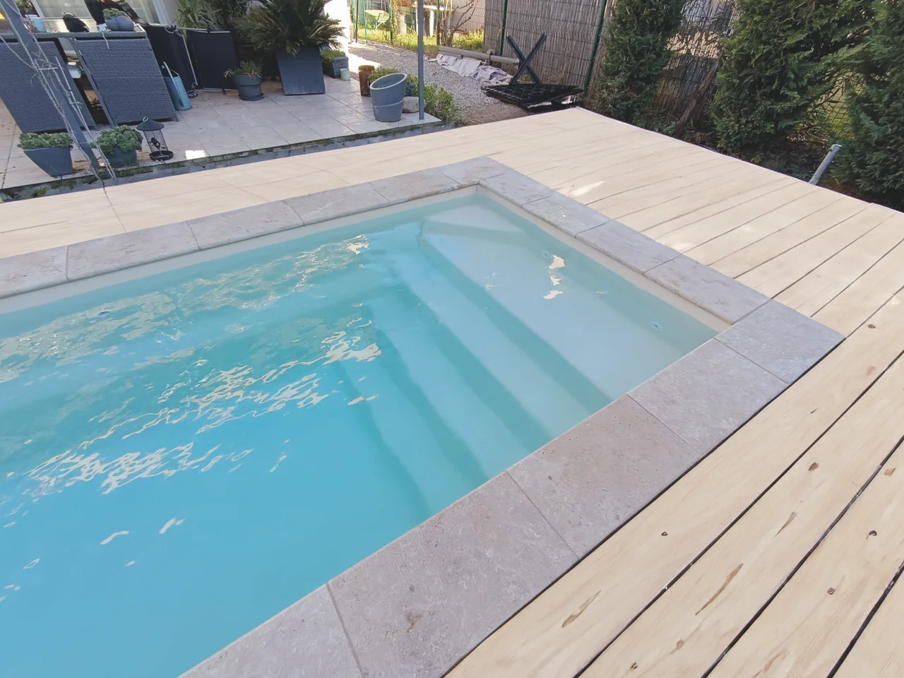 La Piscine Vendeenne Vente De Spa Abri Piscine Sunshine 4 Grise SU4 57 Copie V04